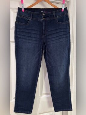 Style & Co Stretch Boyfriend Jeans Blue Denim Plus Size 18W NWOT
